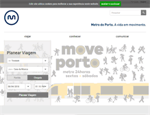 Tablet Screenshot of metrodoporto.pt